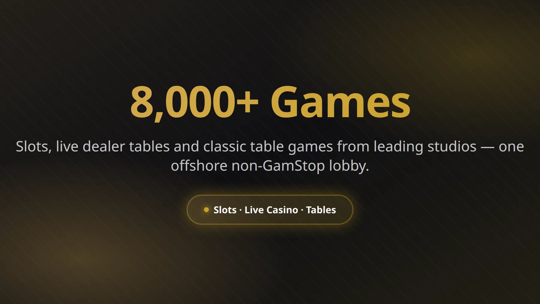 Fat Pirate Casino games lobby with slots, live dealer and crash originals