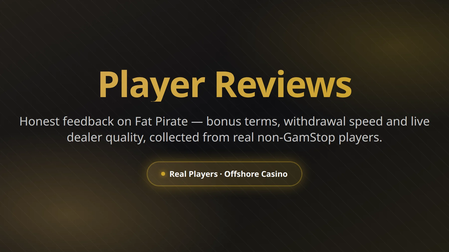 Fat Pirate Casino review summary with ratings and key facts
